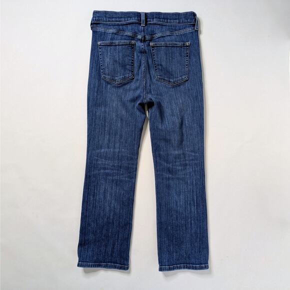 AYR The Pop 29S Short Blue Straight Leg High Rise Stretch Minimalist Denim - Picture 11 of 11